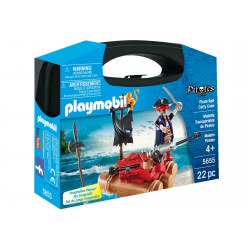 Playmobil Βαλιτσάκι Πειρατής Με Σχεδία 5655 4008789056559