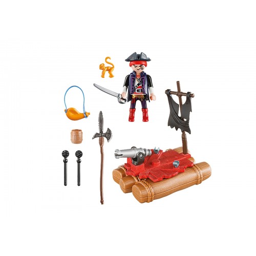 Playmobil Βαλιτσάκι Πειρατής Με Σχεδία 5655 4008789056559