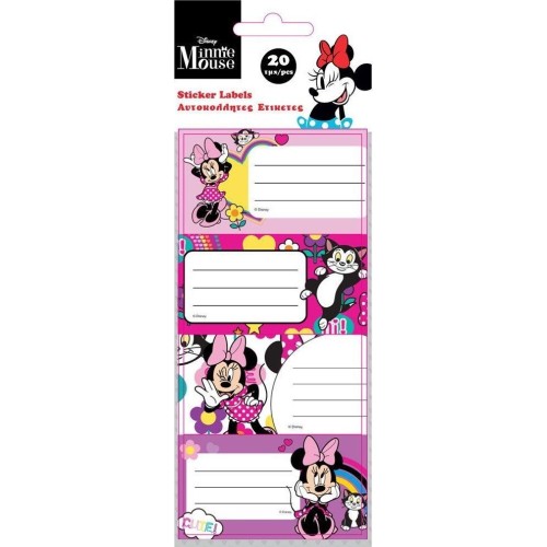 Diakakis imports Ετικέτες αυτοκ Minnie 20τεμ 5φυλλα 000564558 5205698699740