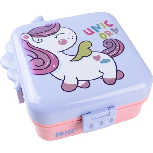 Diakakis imports Lunch Box Must Team 2 In 1 1590ml And 70ml Pp Plastic 20.3x20x9.4 Cm 4 Designs 000587527 5205698823268