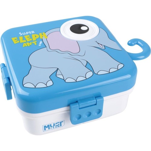 Diakakis imports Lunch Box Must Team 2 In 1 1590ml And 70ml Pp Plastic 20.3x20x9.4 Cm 4 Designs 000587527 5205698823268