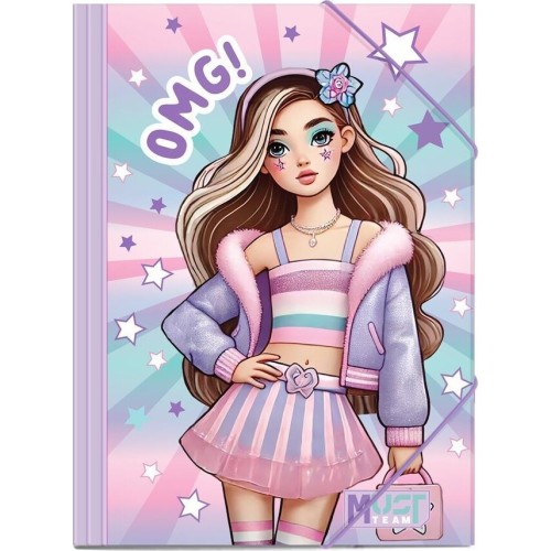 Diakakis imports Folder Must Team Fashion Girl Paper 25x35 Cm 000587410 5205698815898