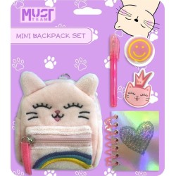 Diakakis imports School Mini Bag Set Must Team Cat 6 Pcs. 000587777 5205698837678