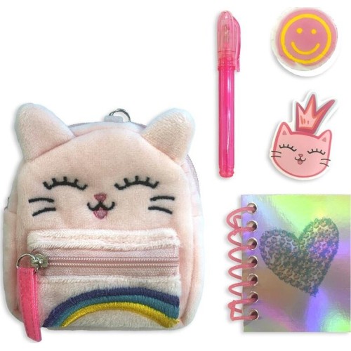 Diakakis imports School Mini Bag Set Must Team Cat 6 Pcs. 000587777 5205698837678