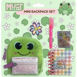Diakakis imports School Mini Bag Set Must Team Frog 6 Pcs. 000587775 5205698837616