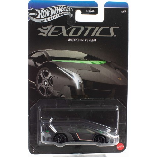 Mattel Hot wheels silver series exotics - lamporgini veneno JLT23 / JKX79 194735358885