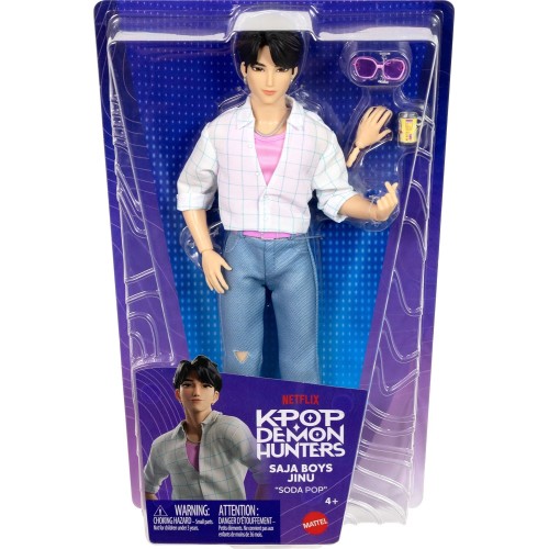 Mattel Kpop Demon Hunters Saja Boys Jinu Fashion Doll in “soda Pop” Look With Themed Movie Accessories JRN38 194735424665