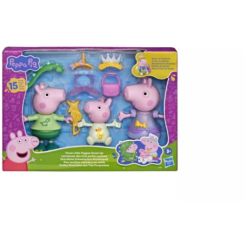 Hasbro Peppa Pig Three Little Piggies Dress Up Playset G2508 5010996380241