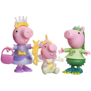 Hasbro Peppa Pig Three Little Piggies Dress Up Playset Παιχνίδι Μινιατούρα Για 3+ Ετών G2508 5010996380241