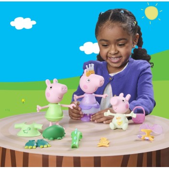 Hasbro Peppa Pig Three Little Piggies Dress Up Playset Παιχνίδι Μινιατούρα Για 3+ Ετών G2508 5010996380241