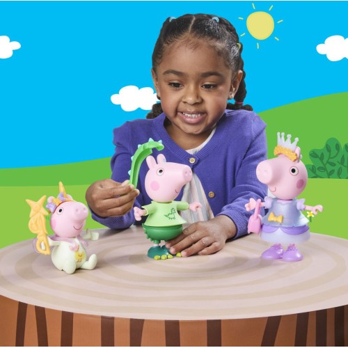 Hasbro Peppa Pig Three Little Piggies Dress Up Playset Παιχνίδι Μινιατούρα Για 3+ Ετών G2508 5010996380241