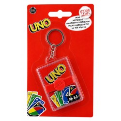 Mattel Επιτραπέζιο Παιχνίδι Uno - Keychain Game 01.RE-P- 000119 5407008054373