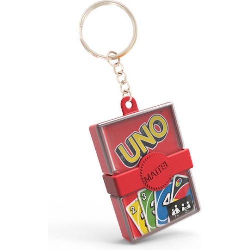 Mattel Επιτραπέζιο Παιχνίδι Uno - Keychain Game 01.RE-P- 000119 5407008054373