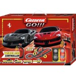 Carrera - 20062578 Go!!! Ferrari Supercar Power Wireless Racetrack Set I Πίστα Με 2 Αυτοκινητάκια 20062578 4007486625785