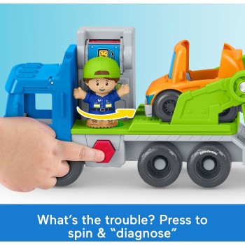 Mattel Fisher-Price Little People - Νταλικα Με Οχημα Και Φιγούρες Little People JJY78 194735345021