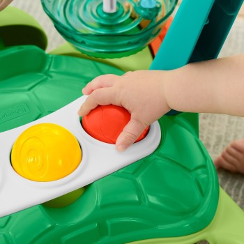 Mattel Fisher-price Moves With You Turtle Walker, Baby & Toddler Activity Push Toy, 5 Balls JKD63 194735347339