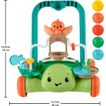 Mattel Fisher-price Moves With You Turtle Walker, Baby & Toddler Activity Push Toy, 5 Balls JKD63 194735347339