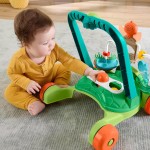 Mattel Fisher-price Moves With You Turtle Walker, Baby & Toddler Activity Push Toy, 5 Balls JKD63 194735347339