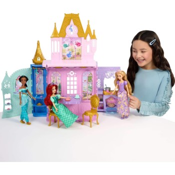 Mattel Disney Princess - Πριγκιπικο Καστρο-Βαλιτσακι Και Κούκλα Disney Princess JLK27 194735365852