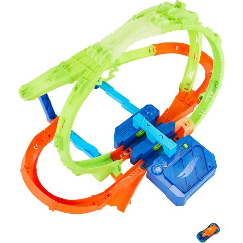 Mattel Hot Wheels Stunt Tracks Hypersphere Crash With 1 Die-cast Car in 1:64 Scale JMG48 194735376537