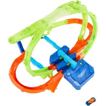 Mattel Hot Wheels Stunt Tracks Hypersphere Crash With 1 Die-cast Car in 1:64 Scale JMG48 194735376537