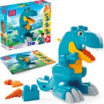 Mattel Mega Bloks Fisher-price Build & Chomp Dinosaur T-rex Block Toy With Rolling Wheels (25 Pieces) for Kids JMK85 19473537938