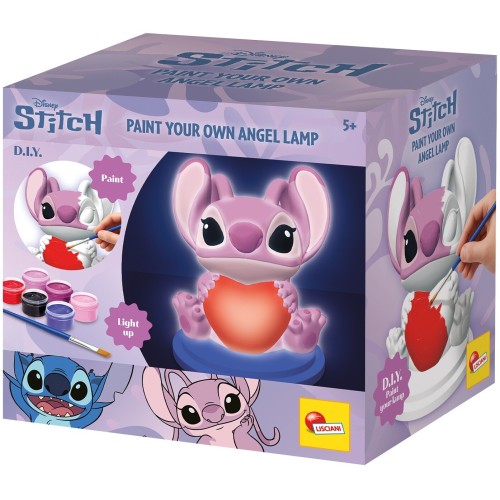 Lisciani Disney Stitch Paint Your Own Angel Lamp 25.118830 8008324118830