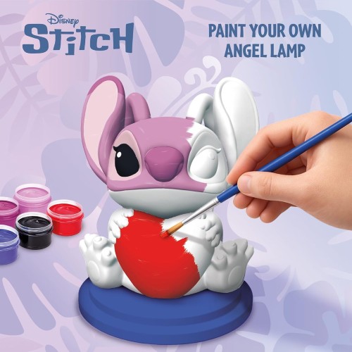 Lisciani Disney Stitch Paint Your Own Angel Lamp 25.118830 8008324118830