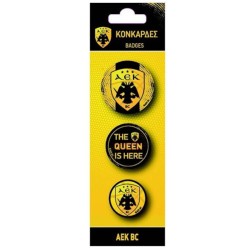 Χάρτινη Πόλη Badges - AEK Basketball 1 HP.BAD.0015 5206021147136