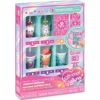 Make It Real it Real Glimmer and Glow Fruity Beauty Cosmetics Vending Machine 70009 638241700092