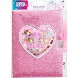 Make It Real it real glimmer and glow born to sparkle glitter journal 72006 638241720069