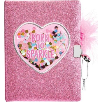 Make It Real it real glimmer and glow born to sparkle glitter journal 72006 638241720069