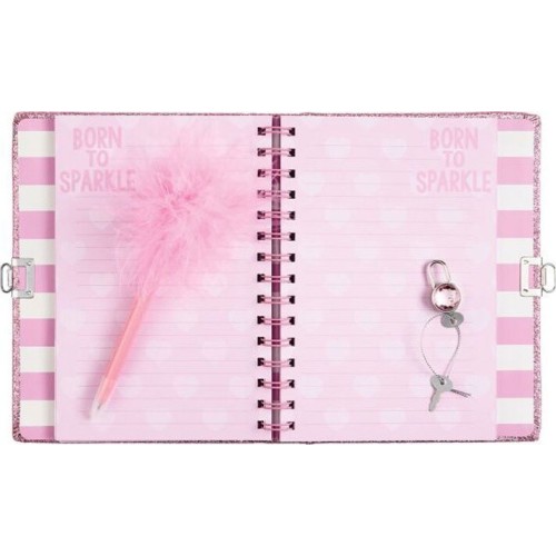 Make It Real it real glimmer and glow born to sparkle glitter journal 72006 638241720069