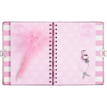 Make It Real it real glimmer and glow born to sparkle glitter journal 72006 638241720069