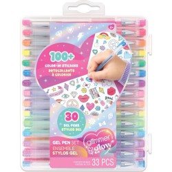 Make It Real it Real Glimmer and Glow 30 gel pen set 72007 638241720076