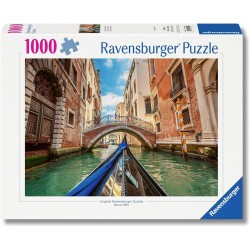 Ravensburger - Canale Di Venezia 1000 Pieces | Puzzle For Adults | Size 50 X 70 | Ravensburger Puzzle 1000 Pieces Photo | Gift I