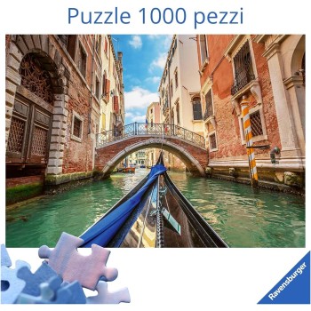 Ravensburger - Canale Di Venezia 1000 Pieces | Puzzle For Adults | Size 50 X 70 | Ravensburger Puzzle 1000 Pieces Photo | Gift I