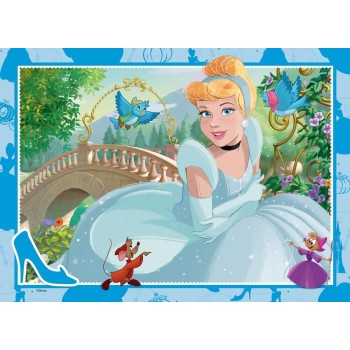 Ravensburger Disney Princess Puzzle, Παζλ 4X100 Τεμ. Πριγκίπισσες, Για Ηλικίες 5 Ετών Και Άνω 12004031 4005555040316