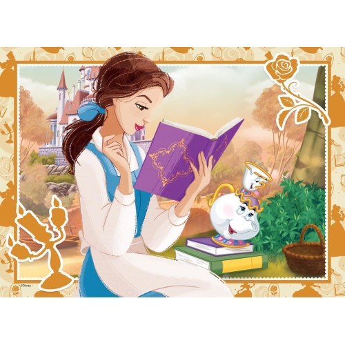 Ravensburger Disney Princess Puzzle, Παζλ 4X100 Τεμ. Πριγκίπισσες, Για Ηλικίες 5 Ετών Και Άνω 12004031 4005555040316