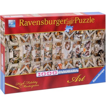 Ravensburger puzzle 1000 pieces art collection, Michelangelo: The vault of the Sistine Chapel - puzzles for adults aged 14 and o