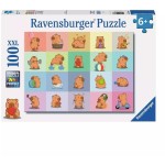 Ravensburger - Capybara Puzzle, 100 Xxl pieces - Puzzles for children aged 6 and over, educational and fun games, gift ideas 120