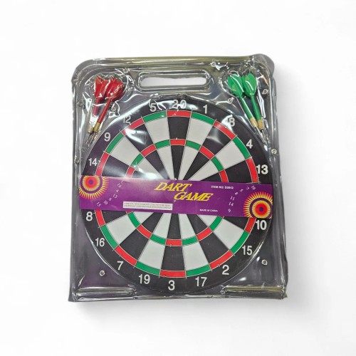 martin toys Double-Sided Wooden Dartboard (30Cm) 25616-5 6991385593017