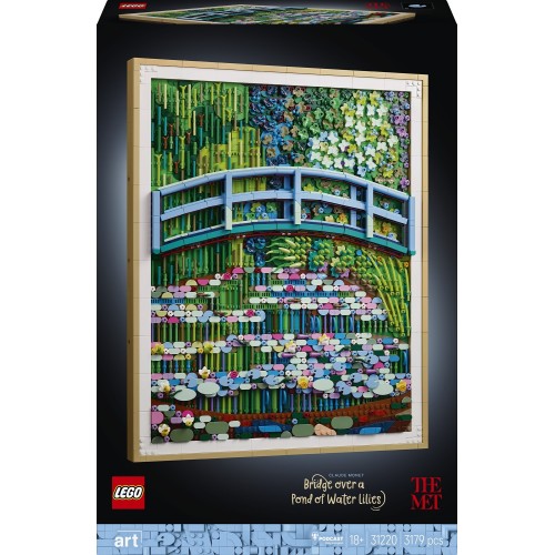 LEGO Art Κλωντ Μονέ – Γέφυρα πάνω από Λίμνη με Νούφαρα  31220 5702018066379