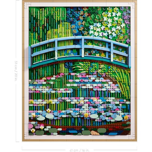 LEGO Art Κλωντ Μονέ – Γέφυρα πάνω από Λίμνη με Νούφαρα  31220 5702018066379