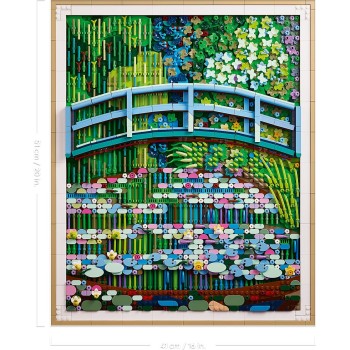 LEGO Art Κλωντ Μονέ – Γέφυρα πάνω από Λίμνη με Νούφαρα  31220 5702018066379