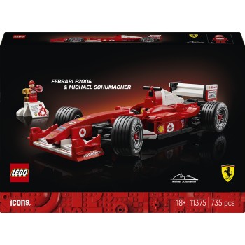 LEGO Icons Ferrari F2004 And Michael Schumacher 11375 5702018063583