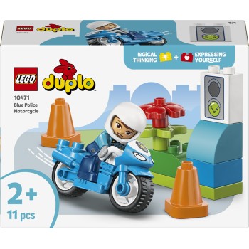 LEGO DUPLO Town Blue Police Motorcycle 10471 5702018032015