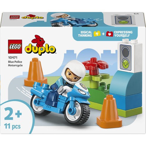 LEGO DUPLO Town Blue Police Motorcycle 10471 5702018032015