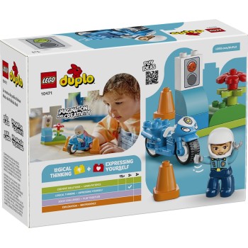 LEGO DUPLO® Town Μπλε Αστυνομική Μοτοσικλέτα 10471 5702018032015