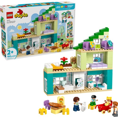 LEGO DUPLO Town 3 In 1 Modern House With Figures 10470 5702018056516